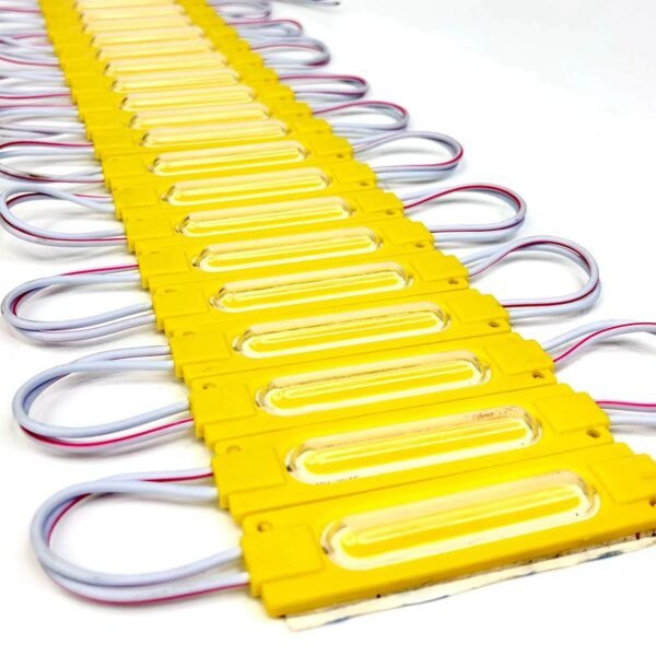 DC 12V 2W Small Tube COB Waterproof Injection Module – YELLOW