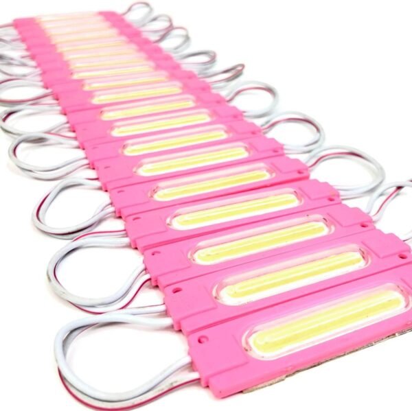 DC 12V 2W Small Tube COB Waterproof Injection Module – PINK