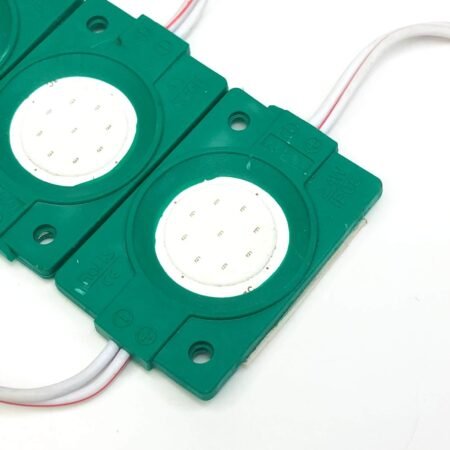 DC 12V 2.4W Coin COB High Brightness Waterproof Injection Module – GREEN