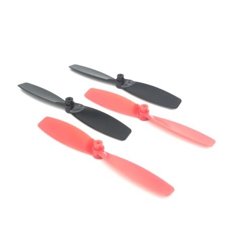 4pcs Red+Black Two-Blade Mini Propeller for 0.9mm Shaft