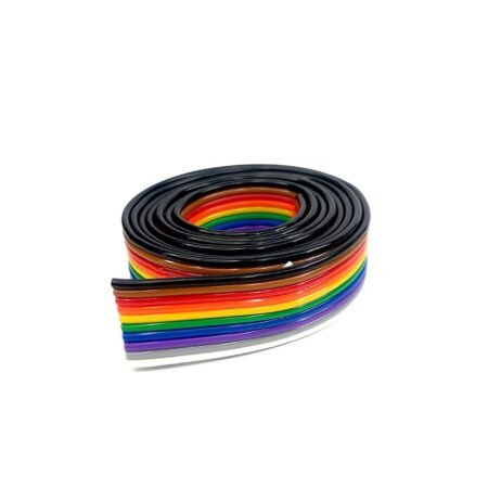 Multi-Coloured 10 Core Ribbon Cable Wire – 1 Meter
