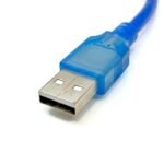 Arduino UNO USB Cable (A to B) Blue 30cm
