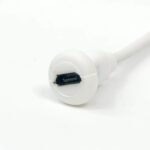 Pack of 5: Micro USB Female Mount Connector With Wire [Type-2]