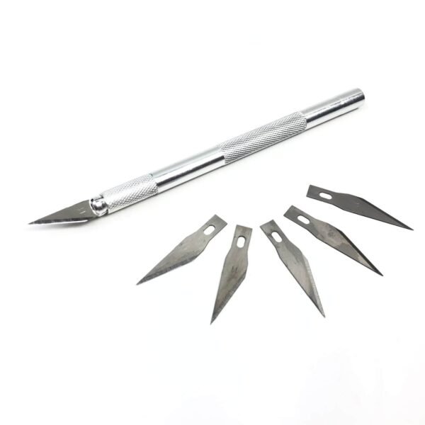 Pen Knife with 5 Interchangeable Sharp Blades