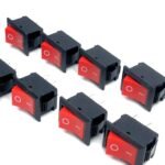 Rocker Switch 2 Pin 6A 250V On-Off SPST – [PACK OF 10]