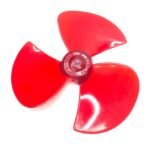 75mm Diameter 3 Blade Nylon Glass Fiber Build Fan Propeller for CCW DC Motors