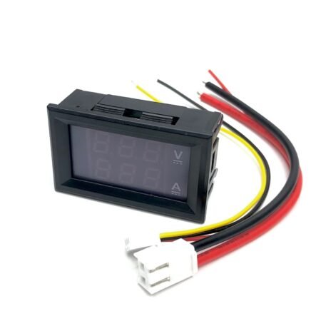 Digital Voltmeter (0-100V) and Ammeter (10 A) Dual Led Voltage Current Measurement Module