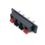 [Straight] 4 Way/Pole Speaker Terminals Long Block/Connector