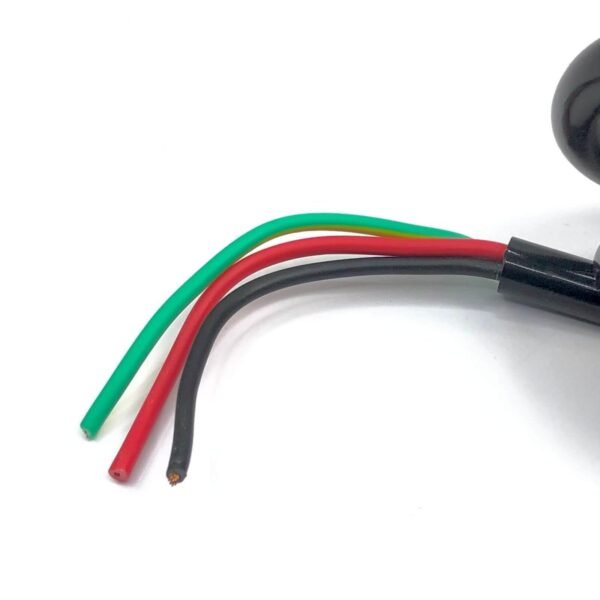 240V 6A 3 Pin Power Cable Cord, 1 meter approx. Black Colour