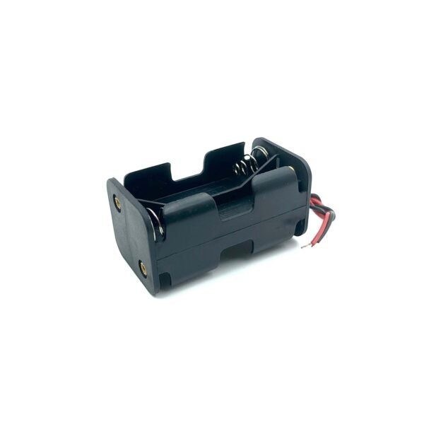 4xAA Cell Holder Open Plastic Case With Wire