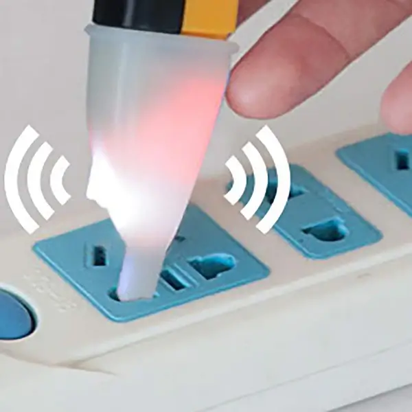 1AC-D Voltage Tester Pen AC 90~1000V Power Detector With 2 AAA Battery