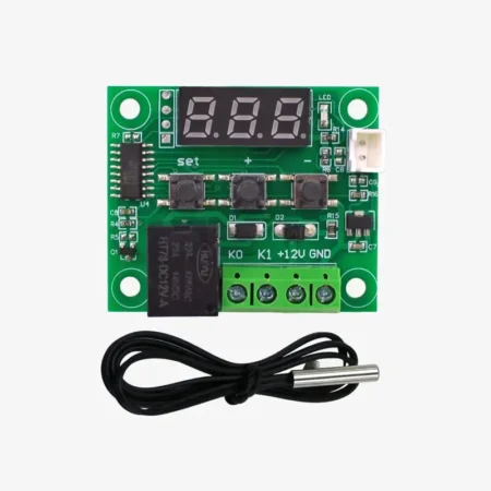 XH-W 12-Volt Digital Temperature Controller Module W/ Display and NTC Temp Sensor