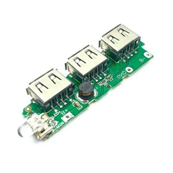 [Premium] 5V 2.1A 3 USB Power Bank Battery Charger Module Circuit Board Step Up Boost