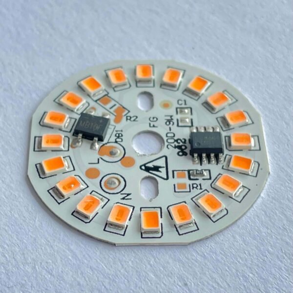 9W 220VAC PINK DOB LED