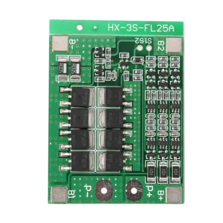 12.6V BMS 3S 25A 18650 Lithium Battery Protection Board