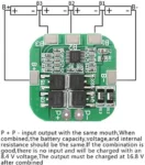 14.8V BMS 4S 20A 18650 Lithium Battery Protection Board