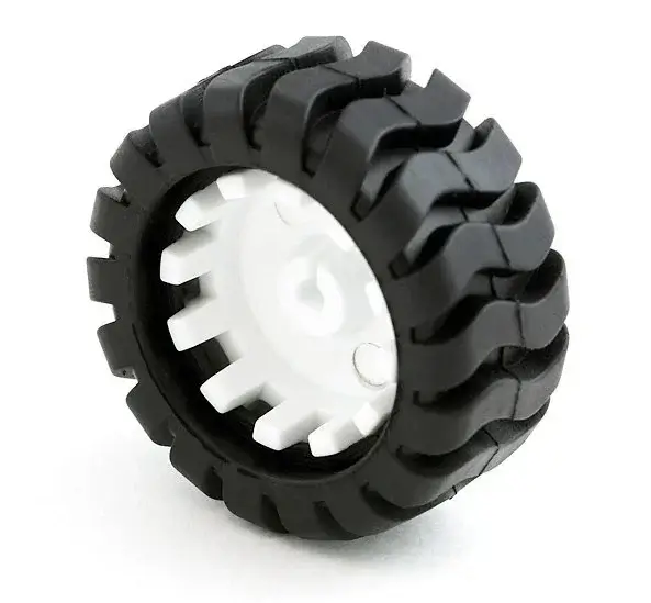 43mm Rubber Wheel Tyre for N20 Gear Motor