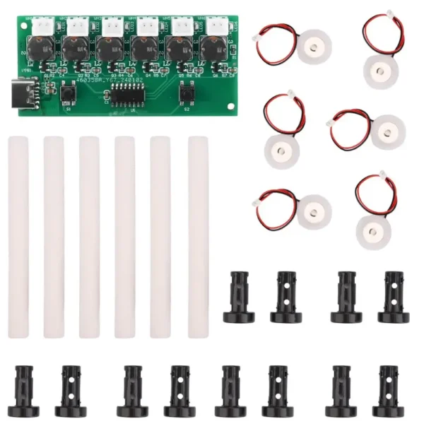 6-in-1 Type-C DC 5V Humidifier USB spray module Full Kit DIY