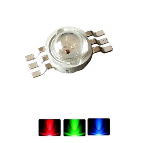 6Pin 3 Watt RGB SMD LED