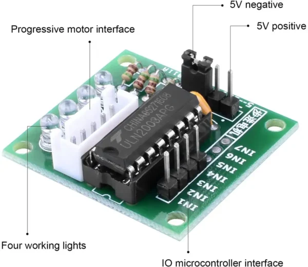 Stepper Motor 28BYJ-48 with Driver ULN2003
