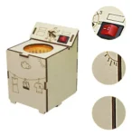 Wooden DIY Washing Machine Toy Kit