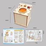 Wooden DIY Washing Machine Toy Kit
