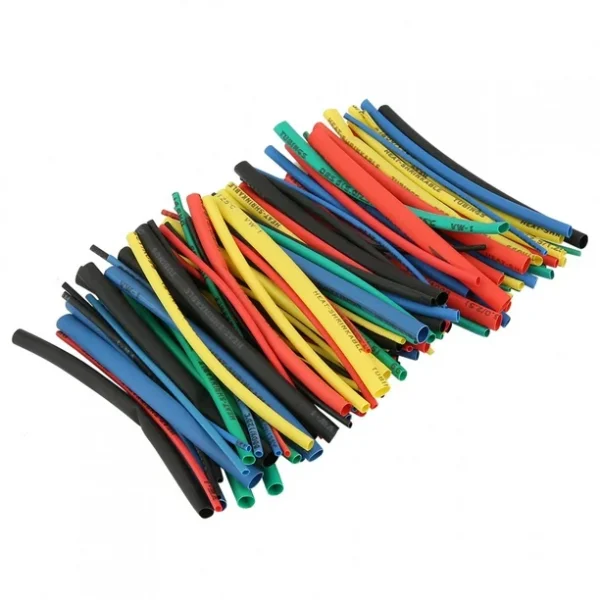 100Pcs Colourful Same-Length Different-Dia Heat Shrink Tube kit
