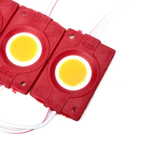 DC 12V 2.4W Coin COB High Brightness Waterproof Injection Module â€“ RED