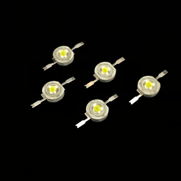 5 watt WHITE LED || Cool WHITE - 25 Pcs
