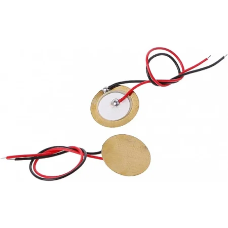20mm Piezoelectric Sensor/Transducer/Buzzer/Plate : Pack Of 1