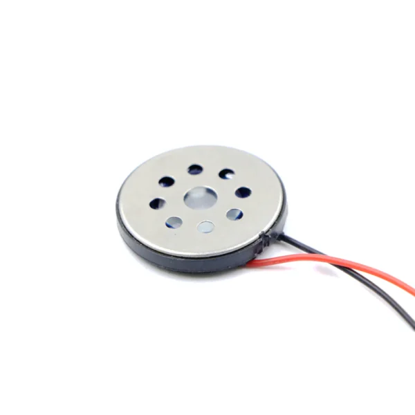 Mini Speaker 150ohm 20mW [20mm] Metal Cover Internal Magnet Plastic Toy