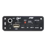 BT Panel - DIY Stereo Board With Built In MIC Slot, Bluetooth,FM,USB,SD-Card Slot,Aux,Amplifier & With IR