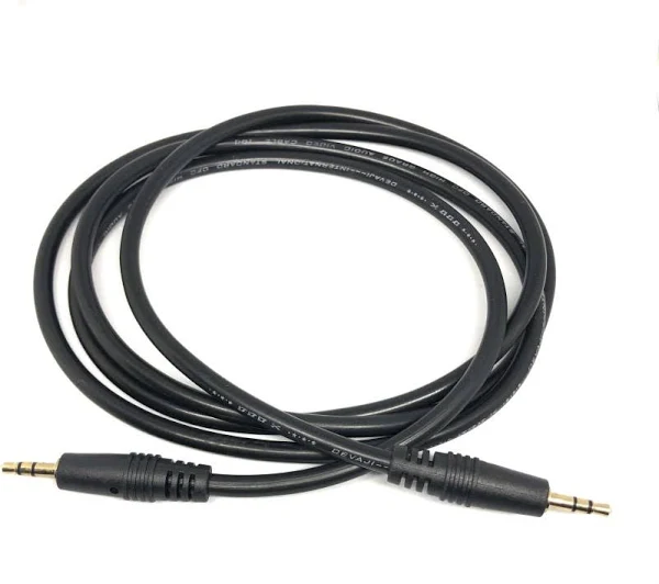 3.5mm Male To Male 1 Mtr. Stereo Aux Audio Cable