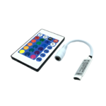5-12V DC Mini LED Strip RGB Controller With 24-Key RF Wireless Remote
