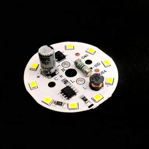 9W 220V/AC Alpha White 40mm DOB LED