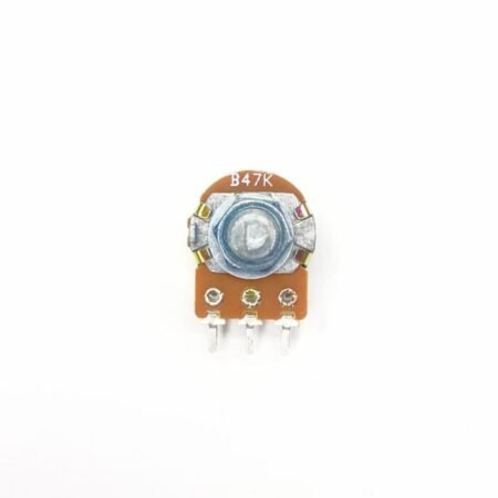 100k ohm Dual Gang Rotary Potentiometer 6 Pin D Type Shaft